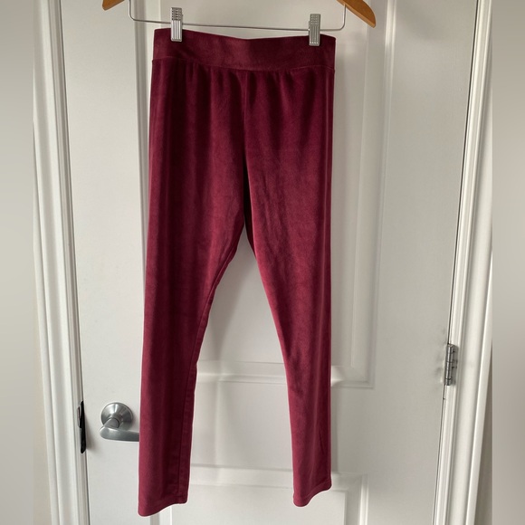 OshKosh B'gosh Maroon Velour Hoodie and Pants Set - Picture 7 of 10